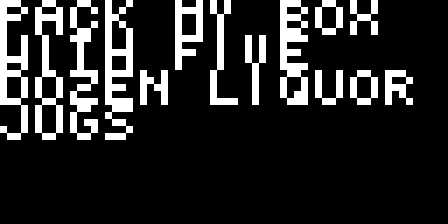 CG-pixel-4x5-mono example