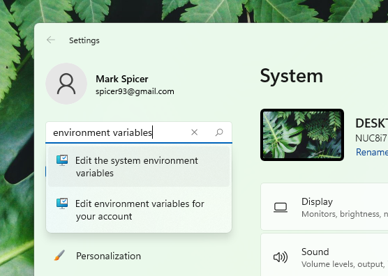 windows env 01