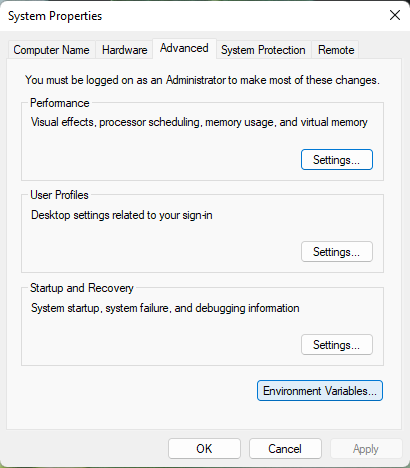 windows env 02